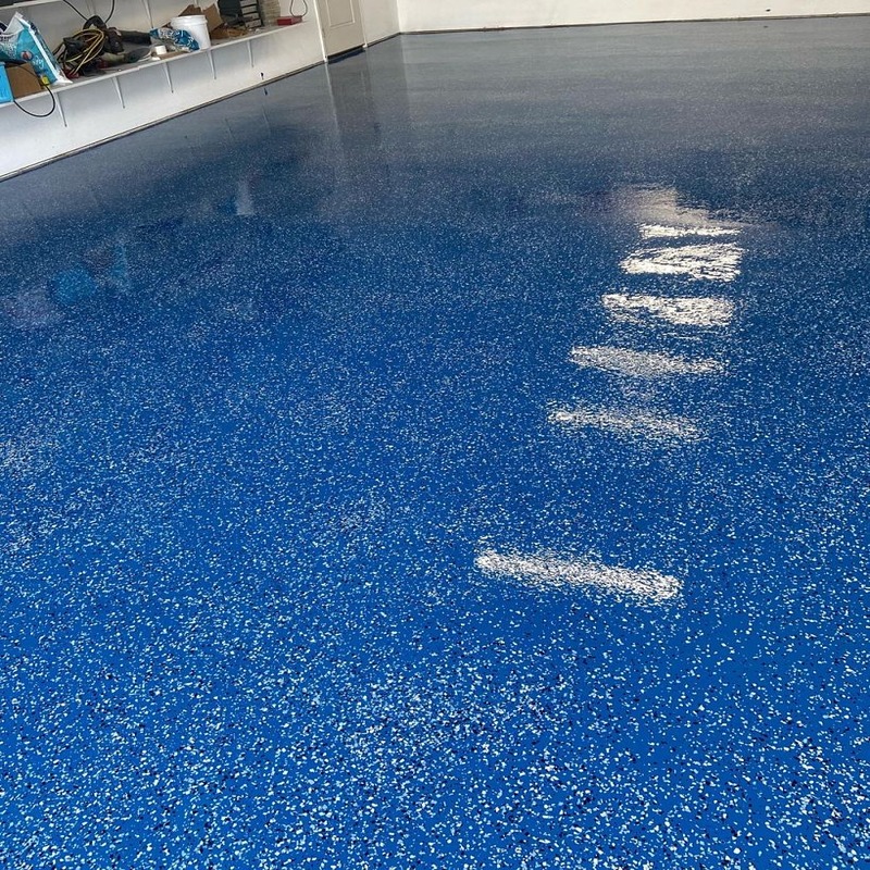 Anti-slip epoxy coating on a walkway in Camarillo